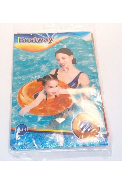 BESTWAY Orange 76 cm Sea Ring Solid Colors