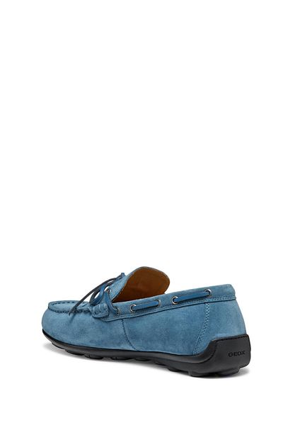 Geox Men's Blue U Spherica Ec16 Suede Suede Leather Casual Loafer