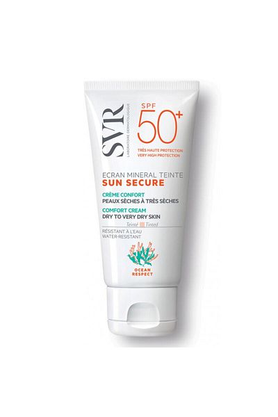 SVR كريم الشمس Sunsecure Ecran Colorful Spf50 60 جرام (للبشرة الجافة والجافة جدًا)