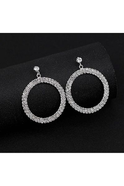 Mihra Aksesuar Round Earrings