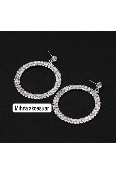 Mihra Aksesuar Round Earrings