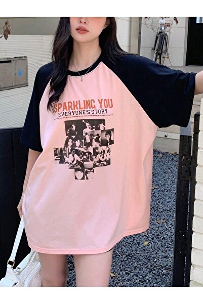 Sweetline T-Shirt Sparklıng You Single Jersey - Μπλουζάκι με μπλουζάκι με μπλουζάκι με στάμπα με λαιμόκοψη με λαιμόκοψη