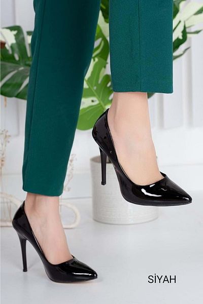 KOCAMANLAR Asya Pantofi Stiletto cu toc subțire pentru femei, negri