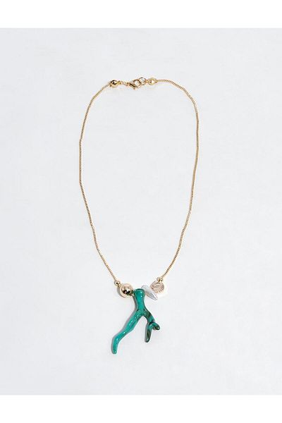 Kayra Coral Pendant Turquoise