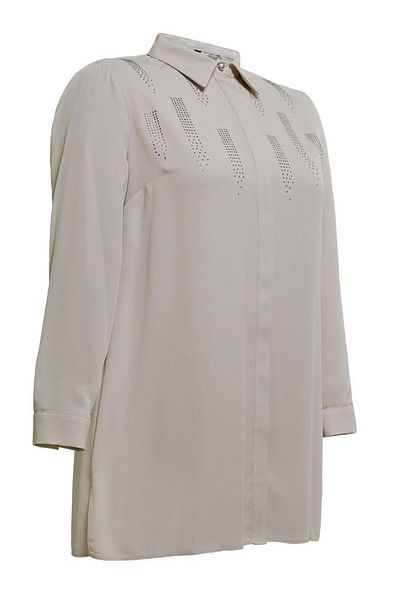 Alvina Τονίνα με λεπτομέρεια από πέτρα Plus Size 20397