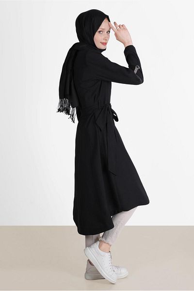 Alvina Καμπαρντίνα με φούντα με λεπτομέρεια 10579