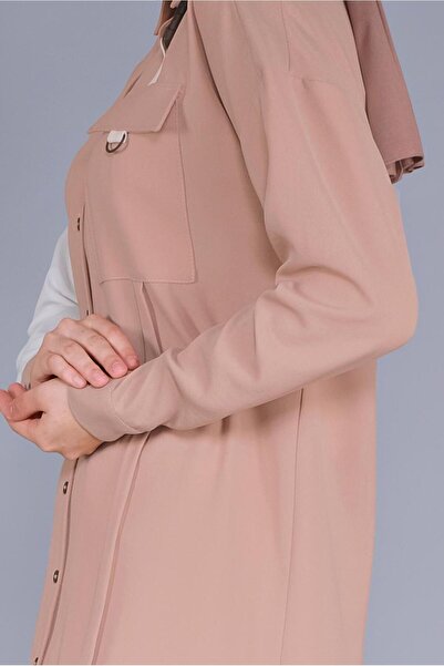 Alvina Buttoned Tunic with Buckle Detail 41541