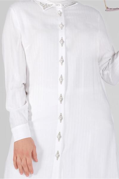 Alvina Boydandan Buttoned Embroidered Tunic - 20135