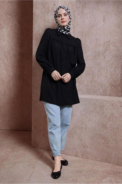 Alvina SHIRT COLLAR TUNIC 44489