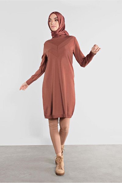 Alvina 41068 Model Knitwear Tunic