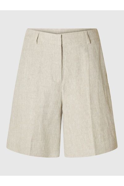 Selected Femme Shorts aus Leinengemisch Extra Wide Fit