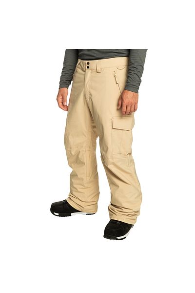 Quiksilver Men's Snowboard Pants Porter Khaki Men's Snowboard Pants Eqytp03145