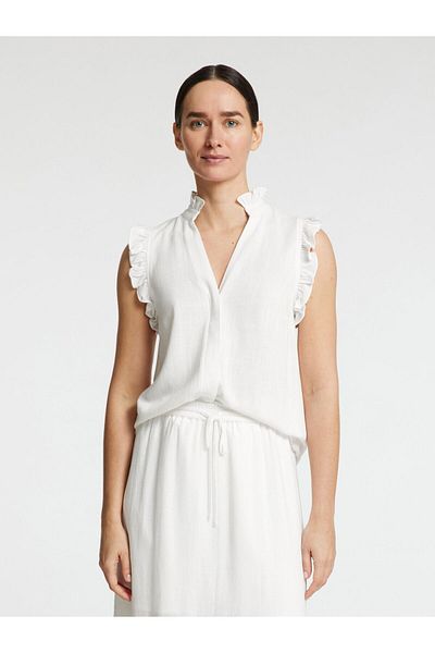 Selected Femme Oberteil mit Rüschen Ärmelloses