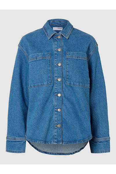 Selected Femme Jeanshemd Langarm