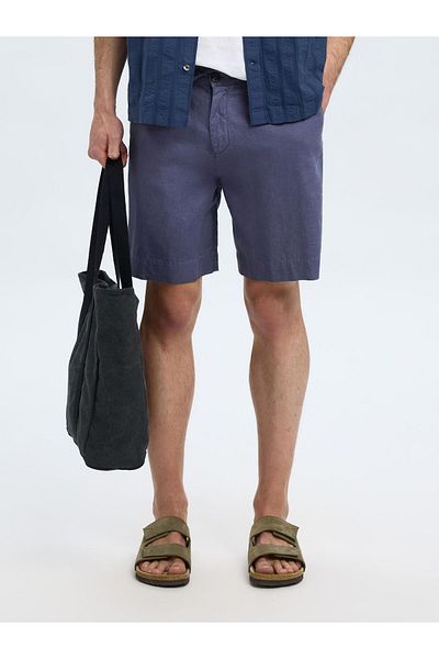 Selected Homme Shorts aus Leinengemisch Loose Fit