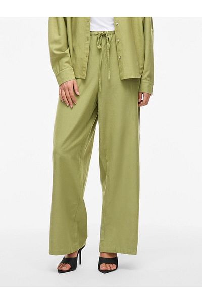 VILA Hose mit mittlerer Taille
