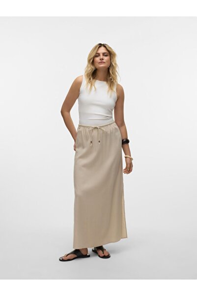 Vero Moda Rock VMMYMILO Mittlere Taille Langer Rock