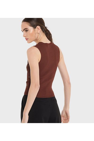 BCBG WOMENS-KNIT BLOUSE