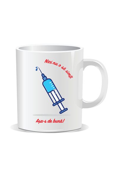 OEM Personalized white mug, You won't even feel it, it's that good, INOVATIX®. 330 ml