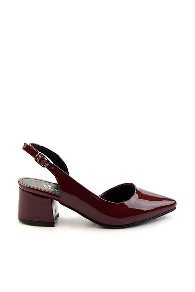 Bambi Burgundy Women's Classic Heeled Shoes K 01471060208