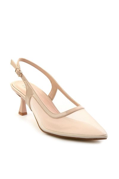 Bambi Pantofi clasici cu toc de damă bej K 01209192022