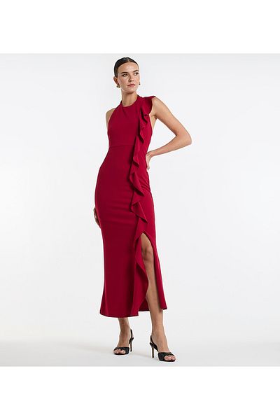 BCBG WOMENS-KNIT DRESS