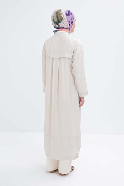 ALLDAY Stone-Skirt Zippered Ferace with Elasticized Hem