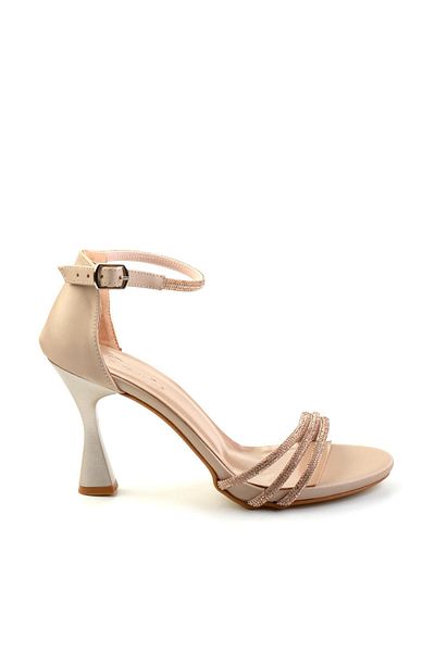 Bambi Beige Women's Evening Dress Shoes K 01953000938