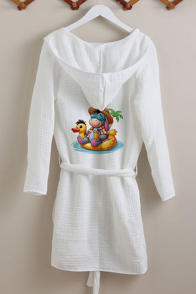 Tuğba Kuğu 4 Layer Muslin Bathrobe - Summer Vibes