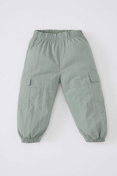 DeFacto Elastic Waist and Leg Jogger Parachute Pants for Baby Girl - B9703A524Sp