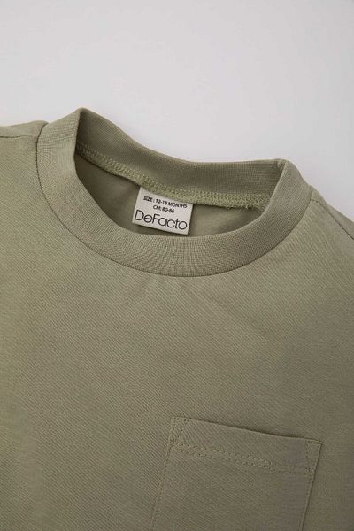 DeFacto Baby Boy Crew Neck Basic Short Sleeve T-Shirt B7005A524Sm