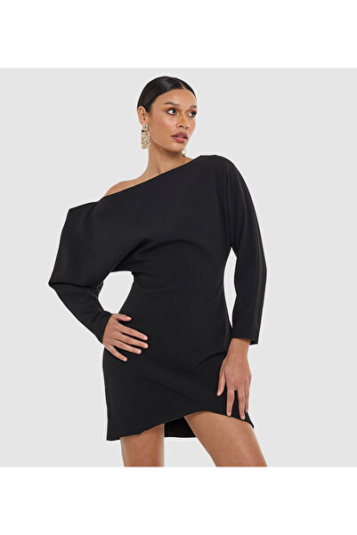 BCBG فستان نسائي منسوج