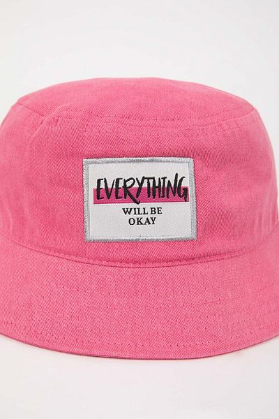 DeFacto Cotton Bucket Hat for Girl - B7589A824SM