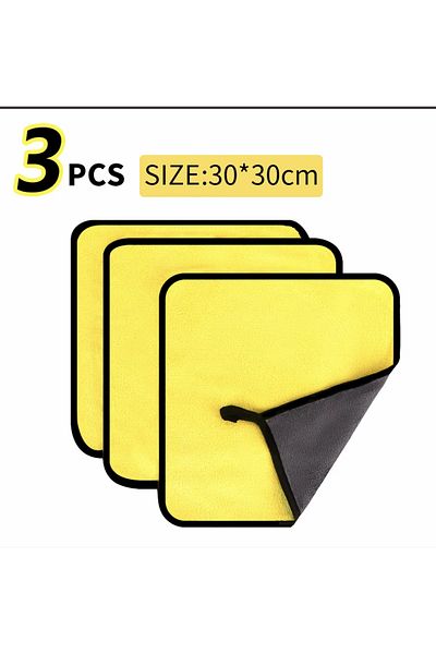 Choice 3pcs 30-30cm 3/5/10Pcs Car Wash Microfiber Towel 30*30CM / 30*60cm Car Cleaning Drying Cloth Care C