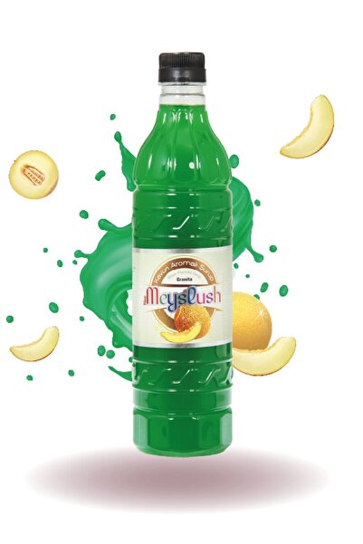 Meyslush 1 Lt X 12 Adet Kavun Aromalı Buzlaş Tozu, Karlama Şurubu (%100 Şeker.)