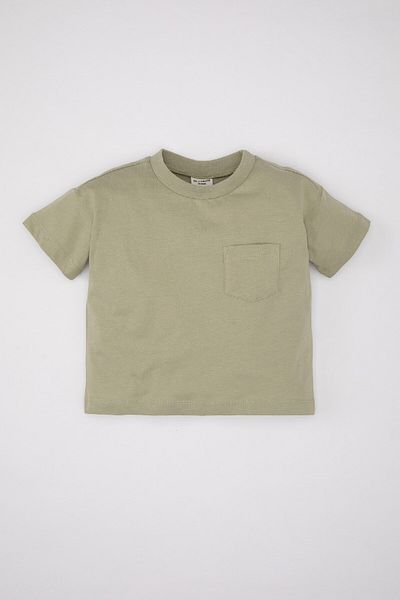 DeFacto Baby Boy Crew Neck Basic Short Sleeve T-Shirt B7005A524Sm