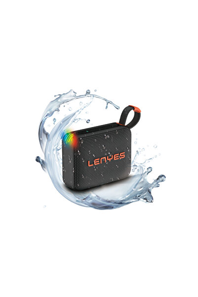 Lenyes S216 Su Geçirmez Özellikli RGB Işıklı Askılı Mini Bluetooth Speaker Ho...