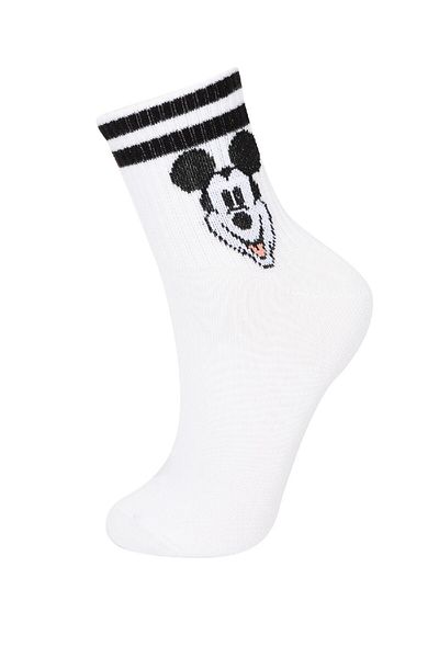 DeFacto Șosete din bumbac Disney Mickey & Minnie pentru femei B8765axns