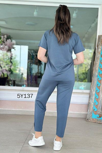 İnce Topuk V-Neck Modal Suit 5Y137