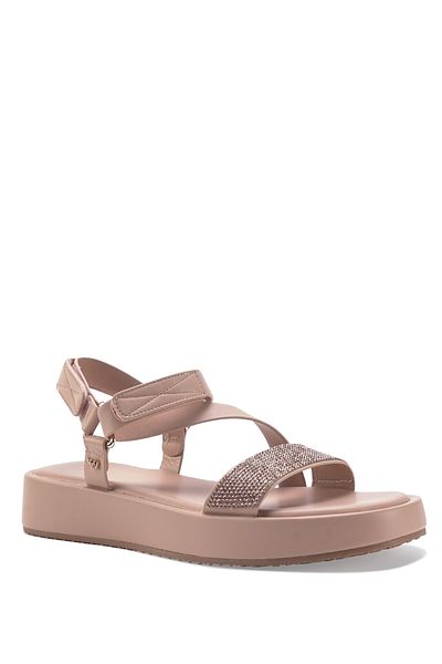 Nine West SASI 3FX Mink Women's Thick Sole Sandals