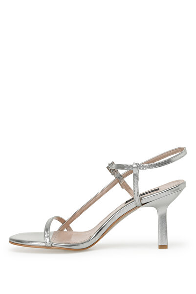 Nine West Sandale cu toc pentru femei Rebel 3fx Silver