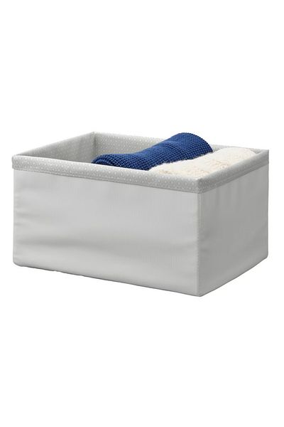 IKEA BAXNA Grey/White Organiser - 26x34x18 cm | Stylish Storage Solution for Drawers