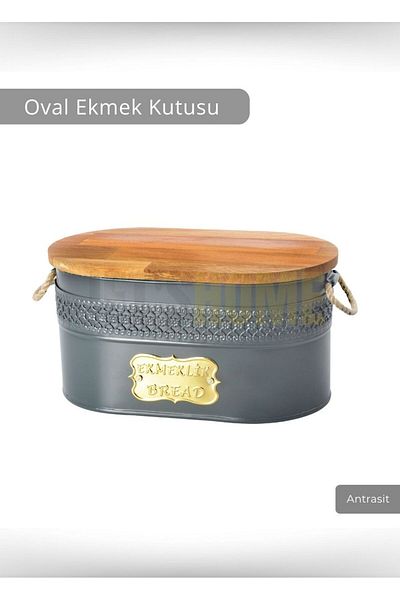 Jet's Home Stainless Bread Storage Box and Bread Bowl with Board