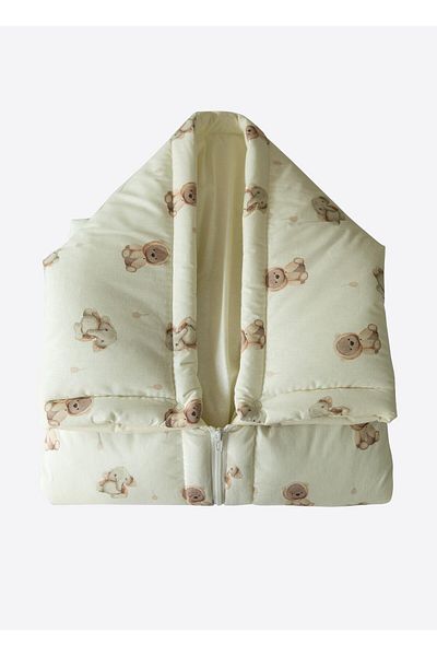 kitikate Natural Zippered Zen Blanket