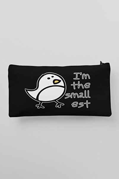 qoeuyl boutique Я найменший Minik Kuş з принтом Сумка для косметики з пеналто...