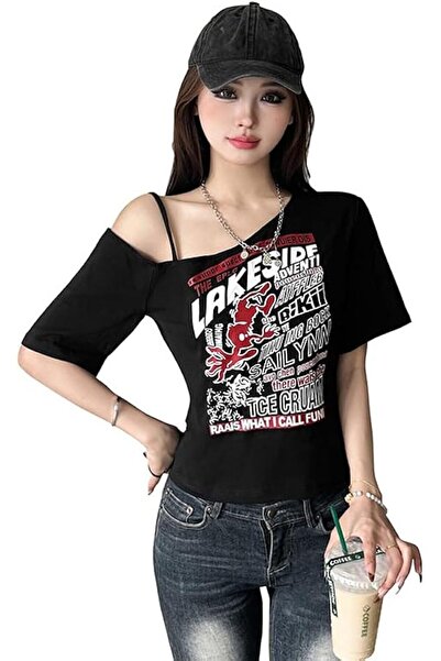 Peripeti Μπλουζάκι με κοντό μανίκι με λουράκι ώμου Lakeside