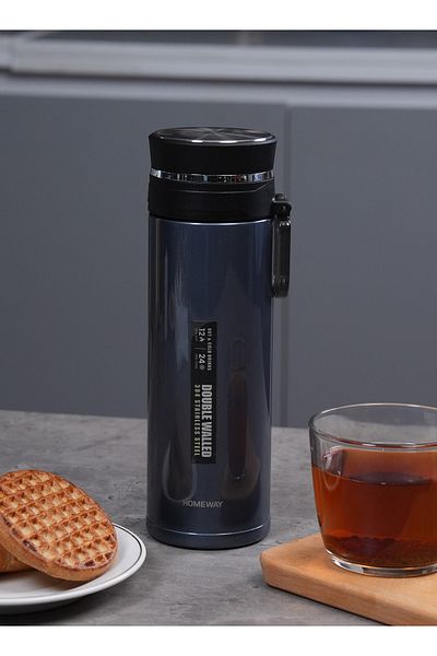 CLIKON HOMEWAY 520 ML Stainless Steel Hot & Cold Vacuum Flask – Insulated Travel Thermos
