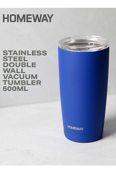 CLIKON Homeway 500ml Double-Wall Vacuum Tumbler – Keeps Drinks Hot or Cold for Hours