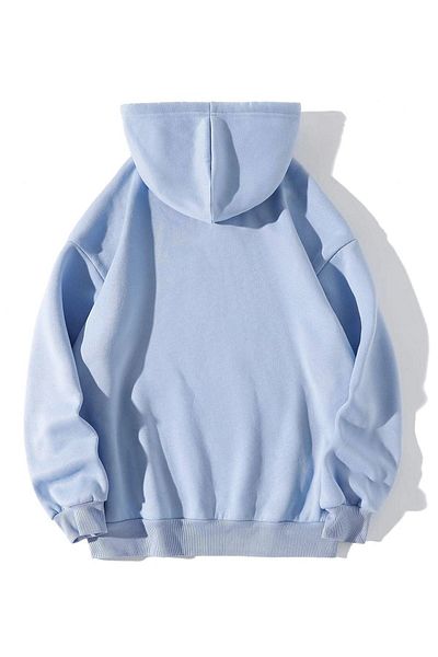 CLAYES Hanorac oversize unisex Los Angeles Baby Blue