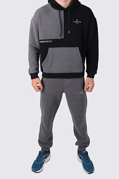 Trabzonspor Eşofman Alt Paça Ribanalı Fırçalı 3 Iplik